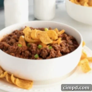 Simple No-Bean Chili by The BakerMama
