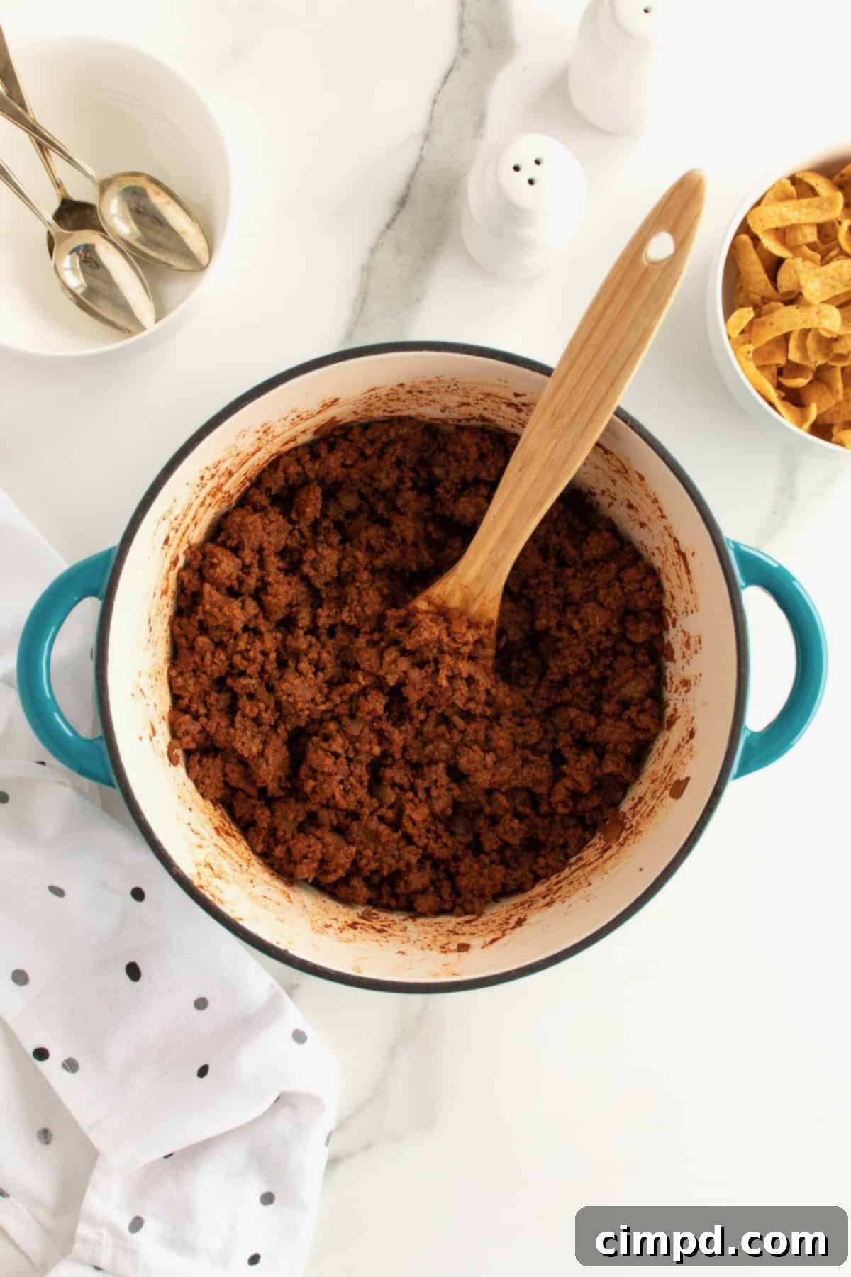 Simple No-Bean Chili by The BakerMama