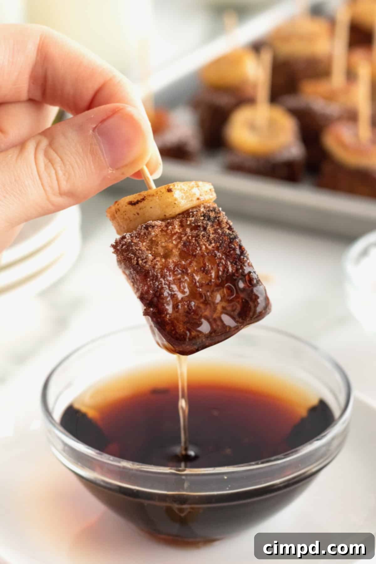 Banana Bread French Toast Bites by The BakerMama