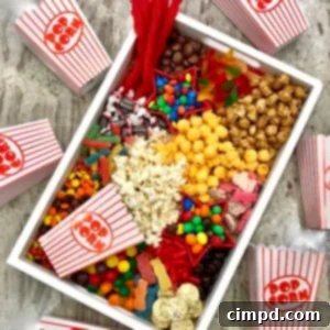 Movie Night Popcorn Board by The BakerMama