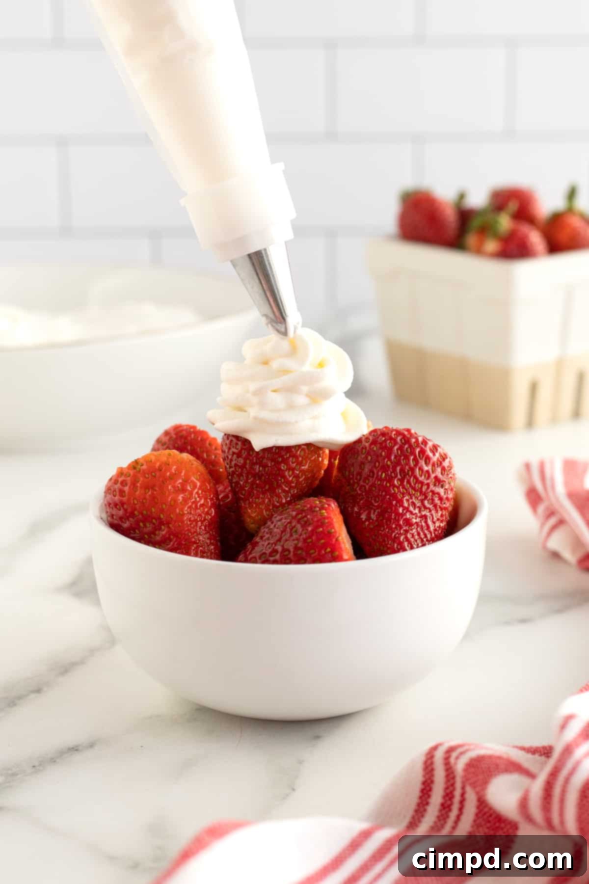 Homemade Whipped Cream - Perfect Dessert Topping