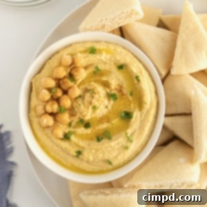 Homemade Hummus by The BakerMama