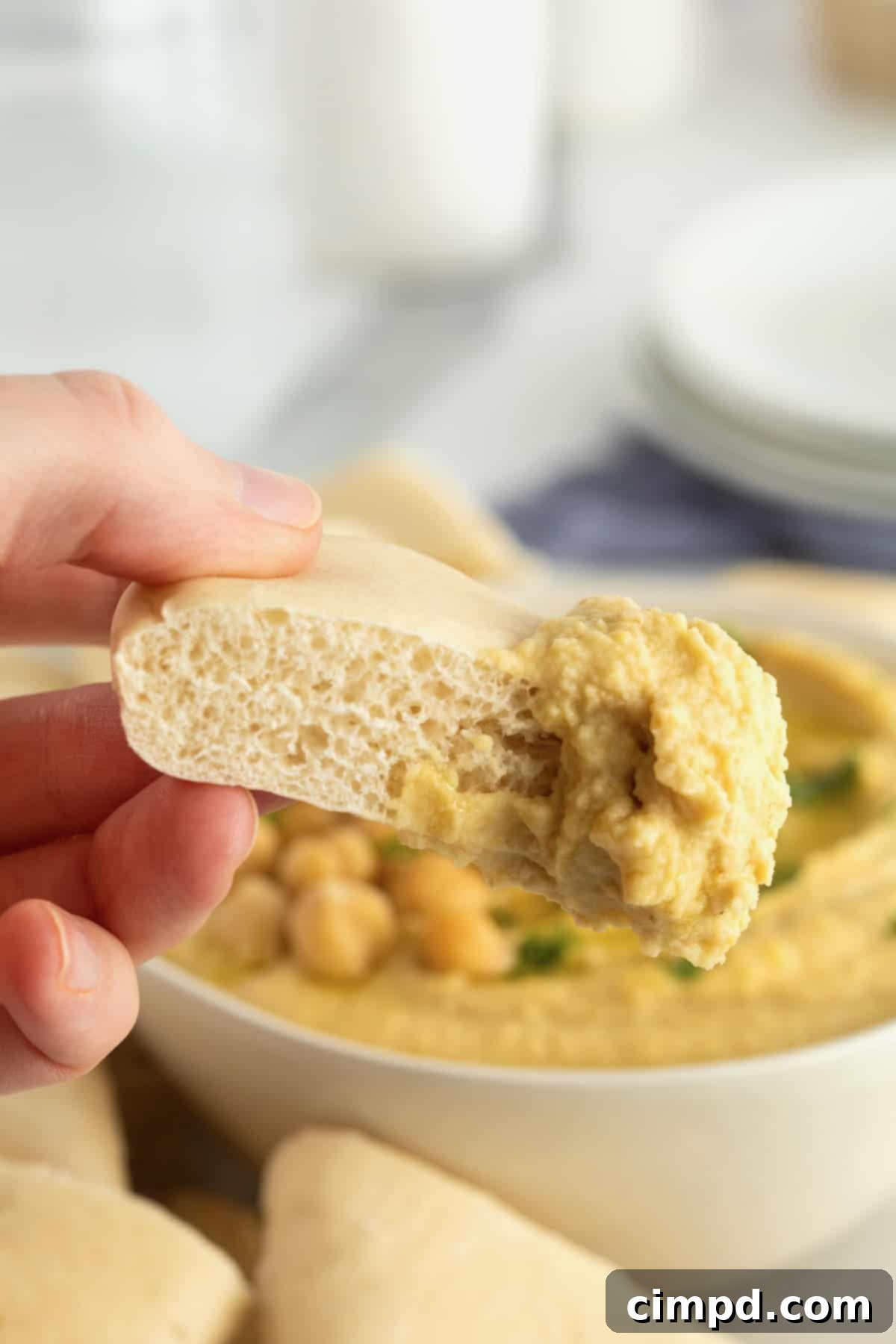 Homemade Hummus by The BakerMama