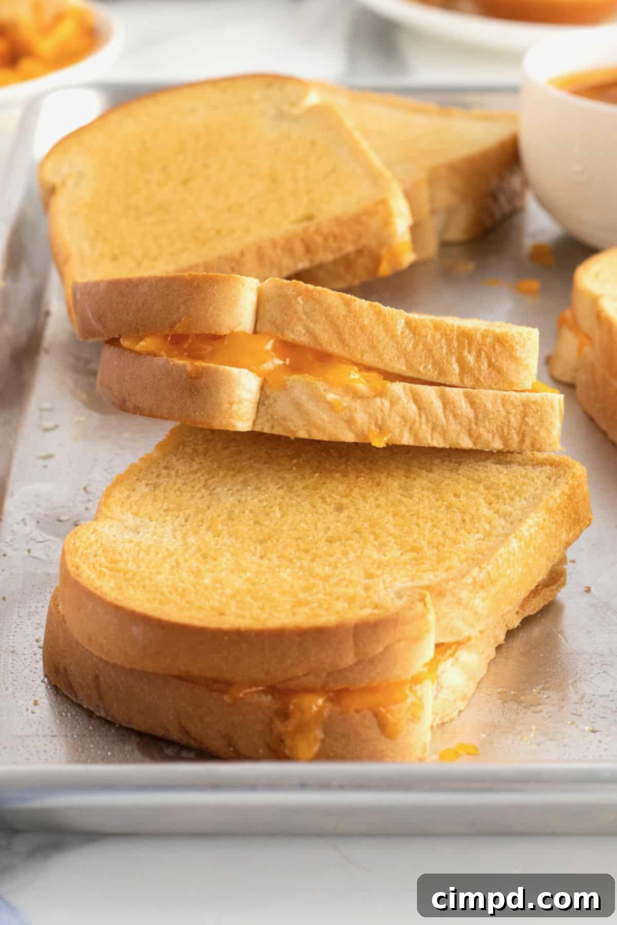 Foolproof Sheet Pan Grilled Cheese 9 Sheet Pan Grilled Cheese by The BakerMama