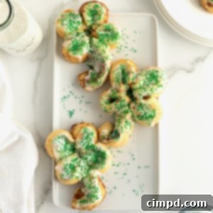 Delicious St. Patrick's Day Cinnamon Rolls