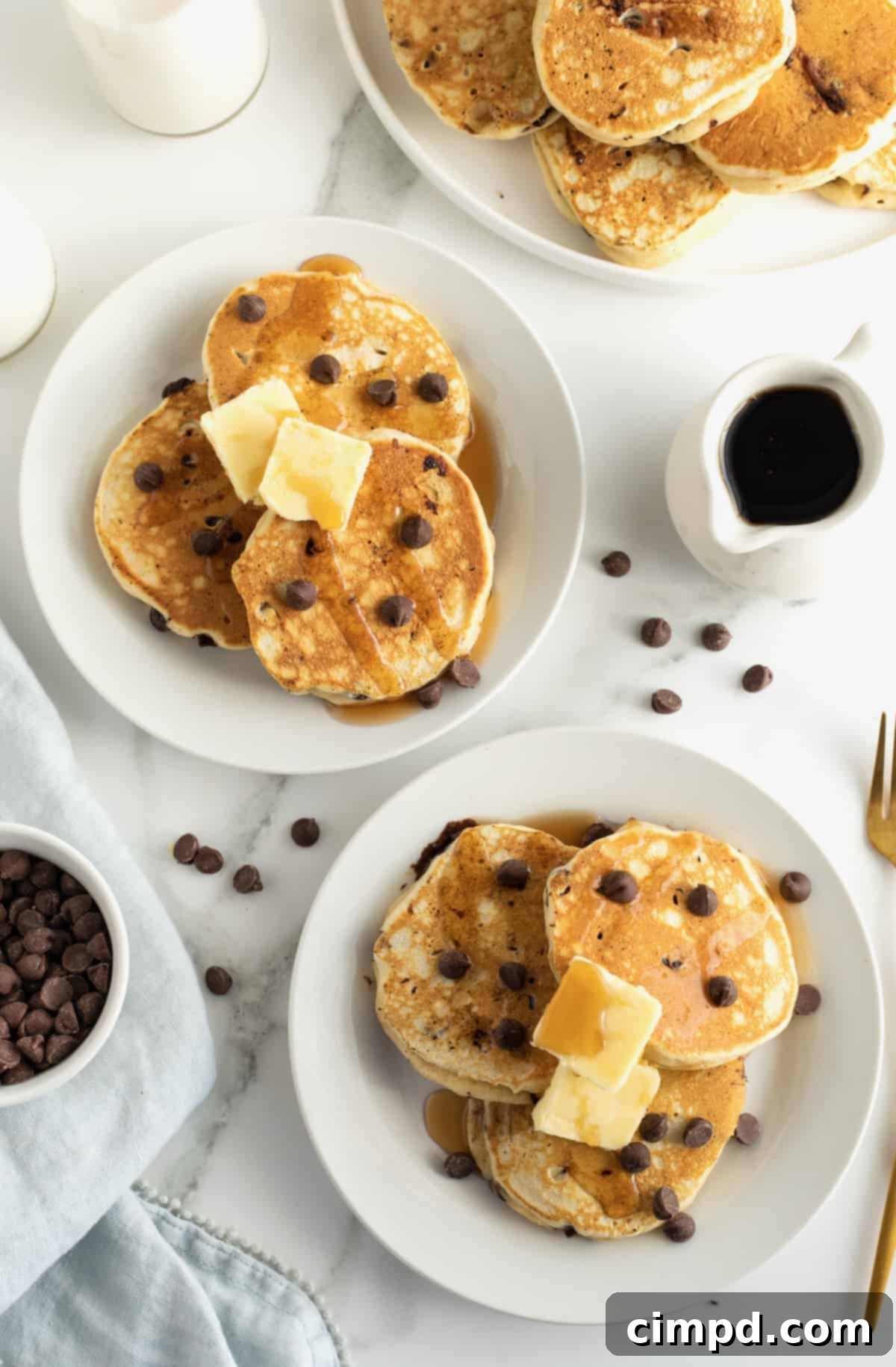 Lumpy pancake batter in a bowl
