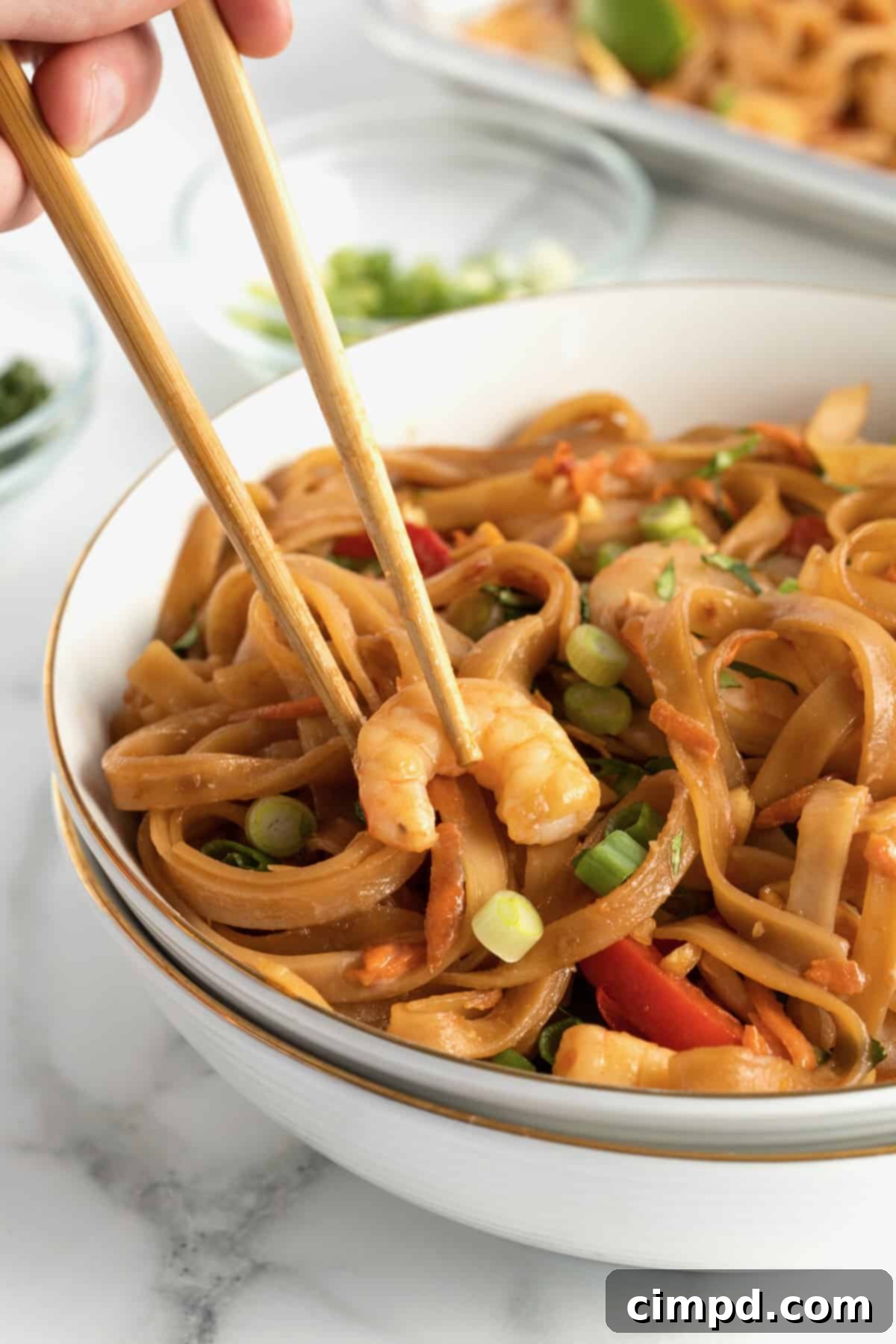 Sheet Pan Pad Thai by The BakerMama