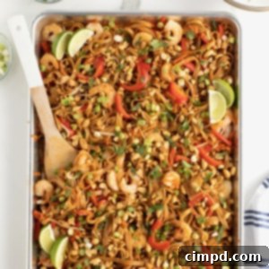 Sheet Pan Pad Thai by The BakerMama