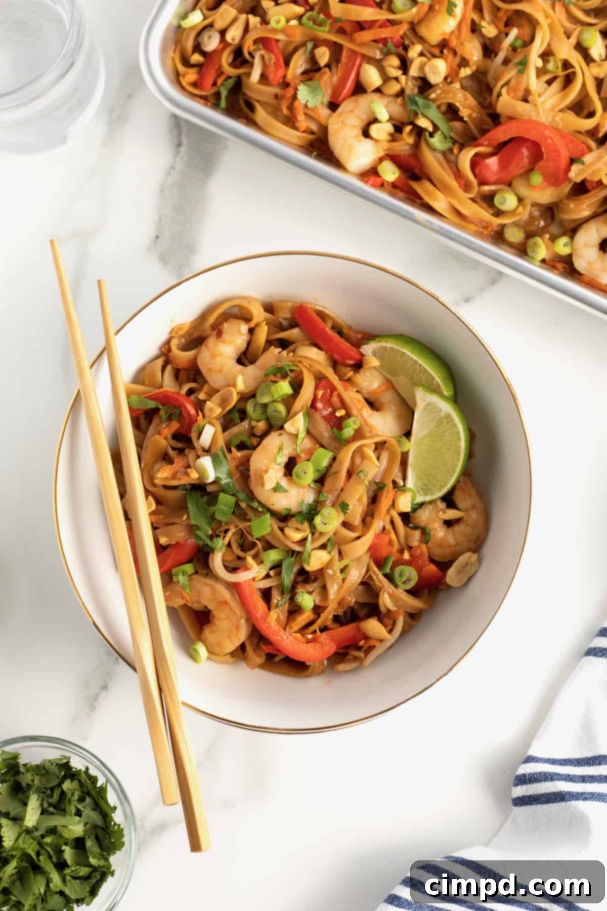 Sheet Pan Pad Thai by The BakerMama