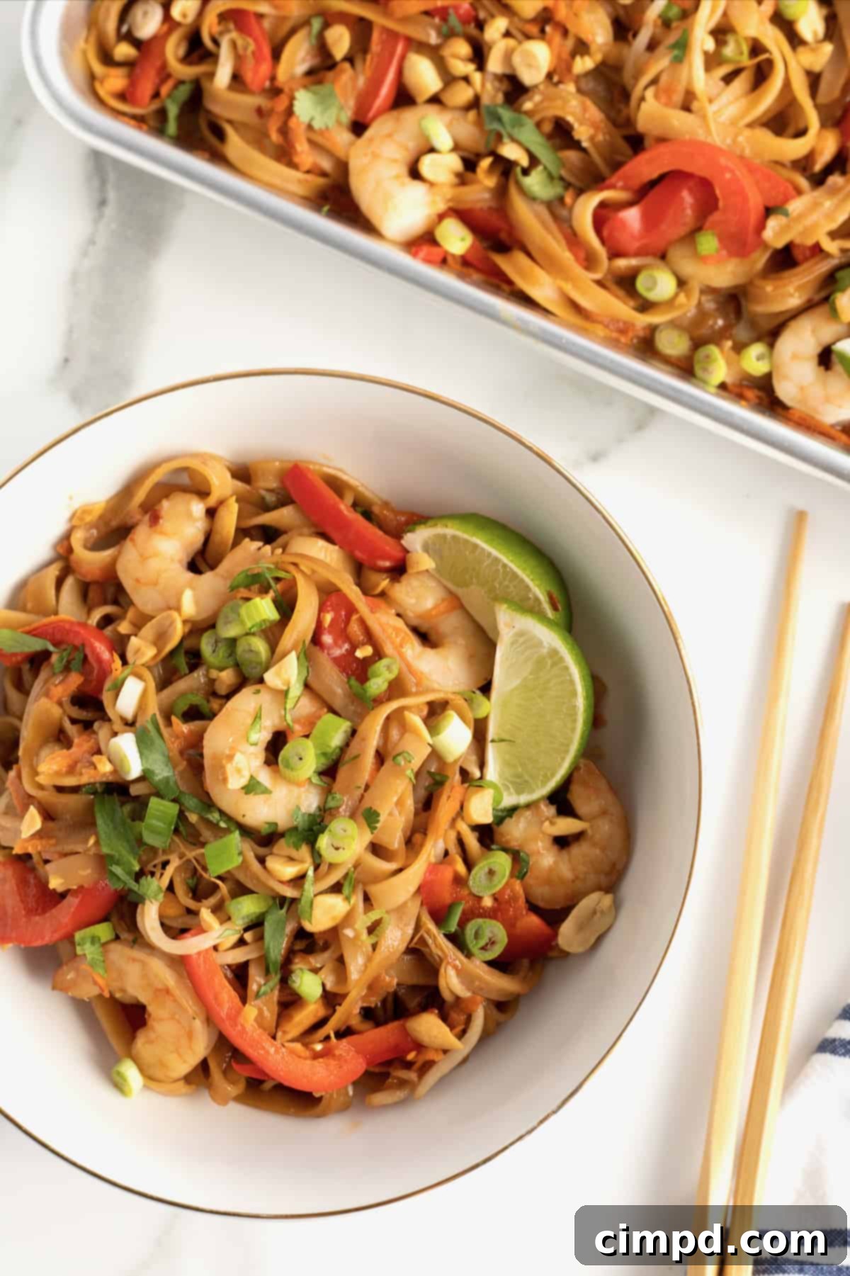 Sheet Pan Pad Thai by The BakerMama