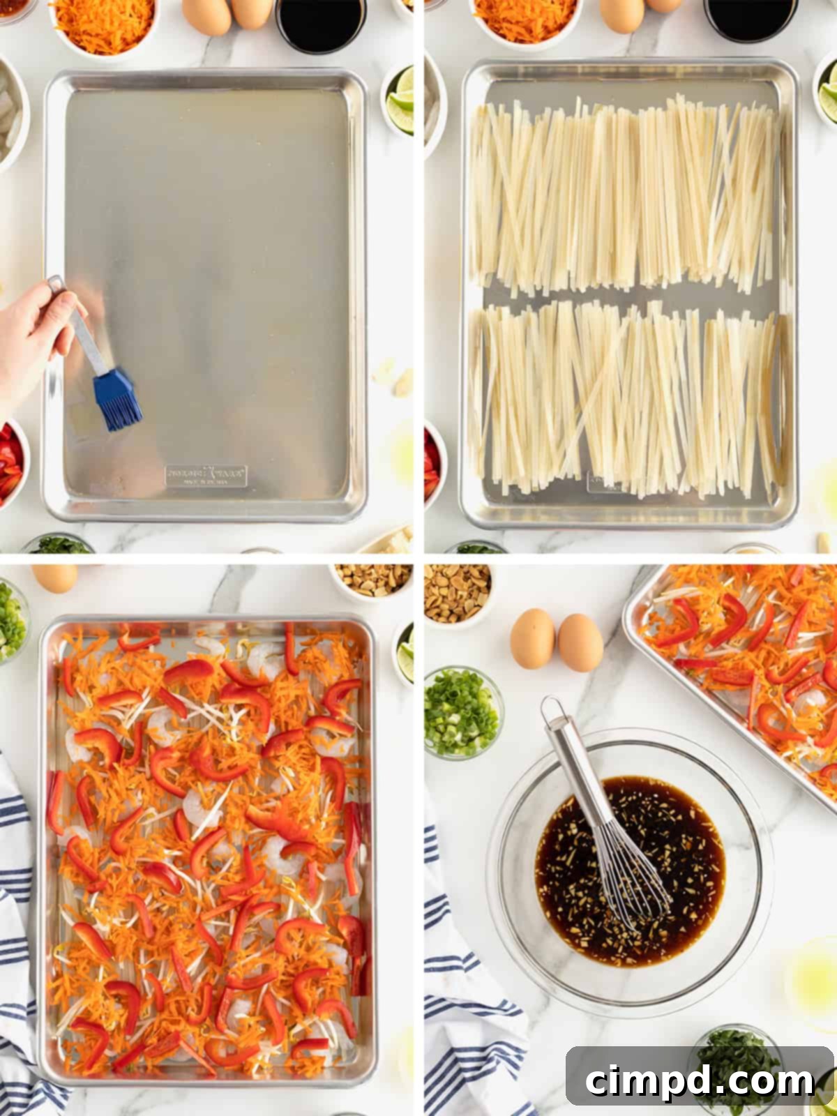 Sheet Pan Pad Thai by The BakerMama