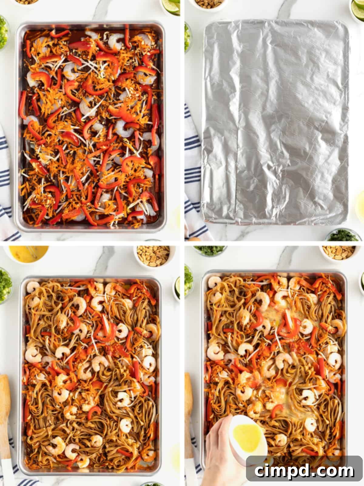 Sheet Pan Pad Thai by The BakerMama