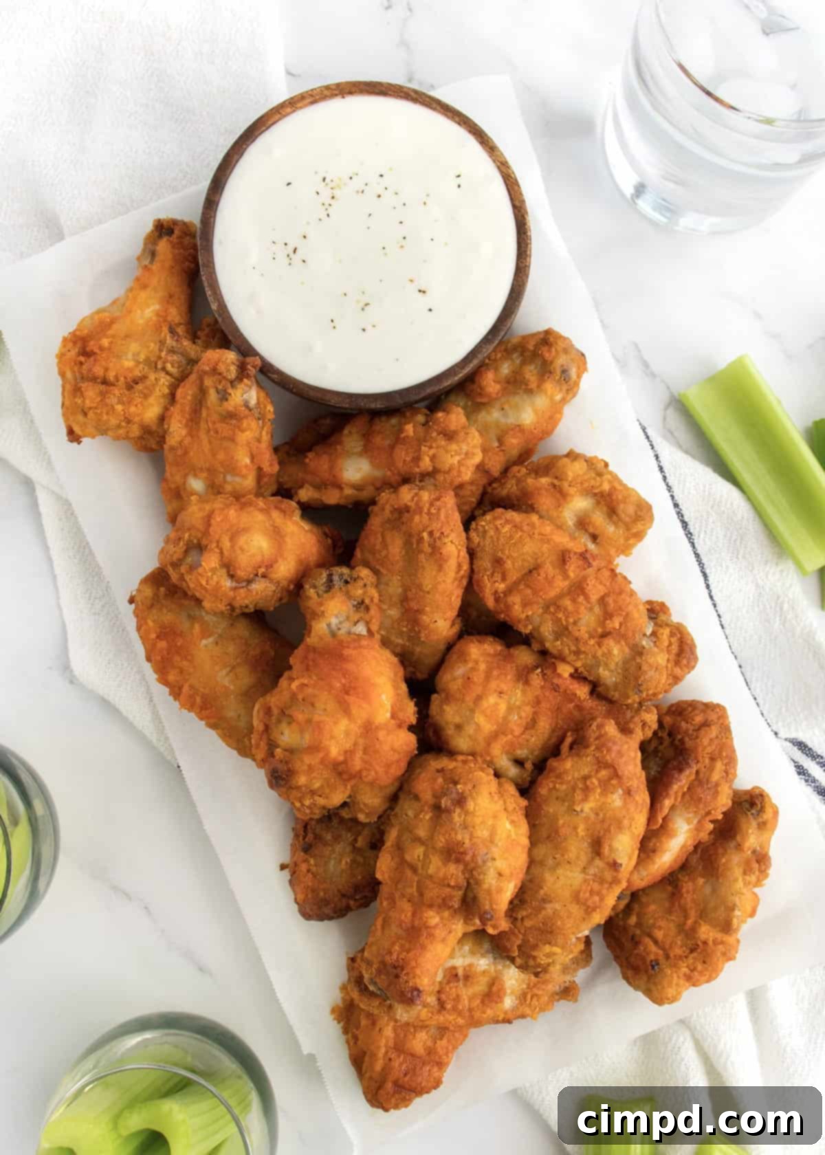 Crispy Oven-Baked Chicken Wings 2 Baked Chicken Wings by The BakerMama