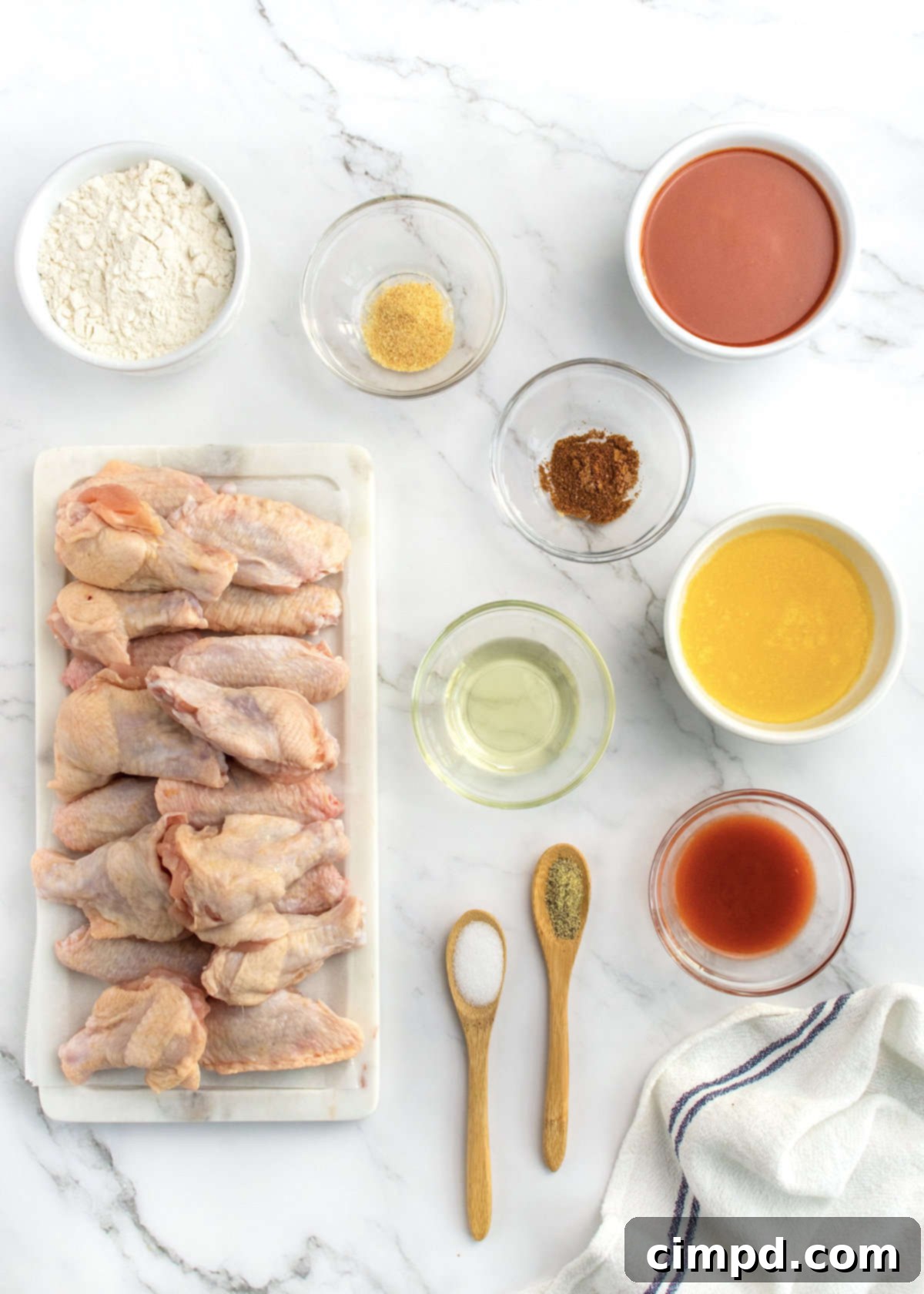 Crispy Oven-Baked Chicken Wings 5 Baked Chicken Wings Ingredients