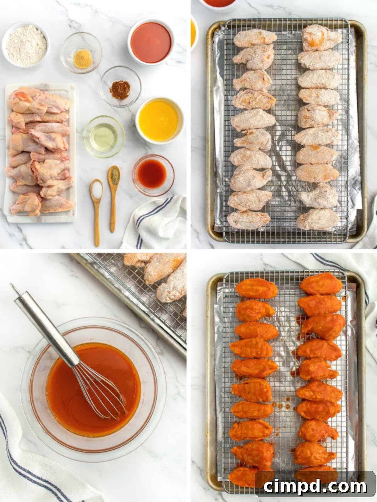 Crispy Oven-Baked Chicken Wings 6 Baked Chicken Wings by The BakerMama