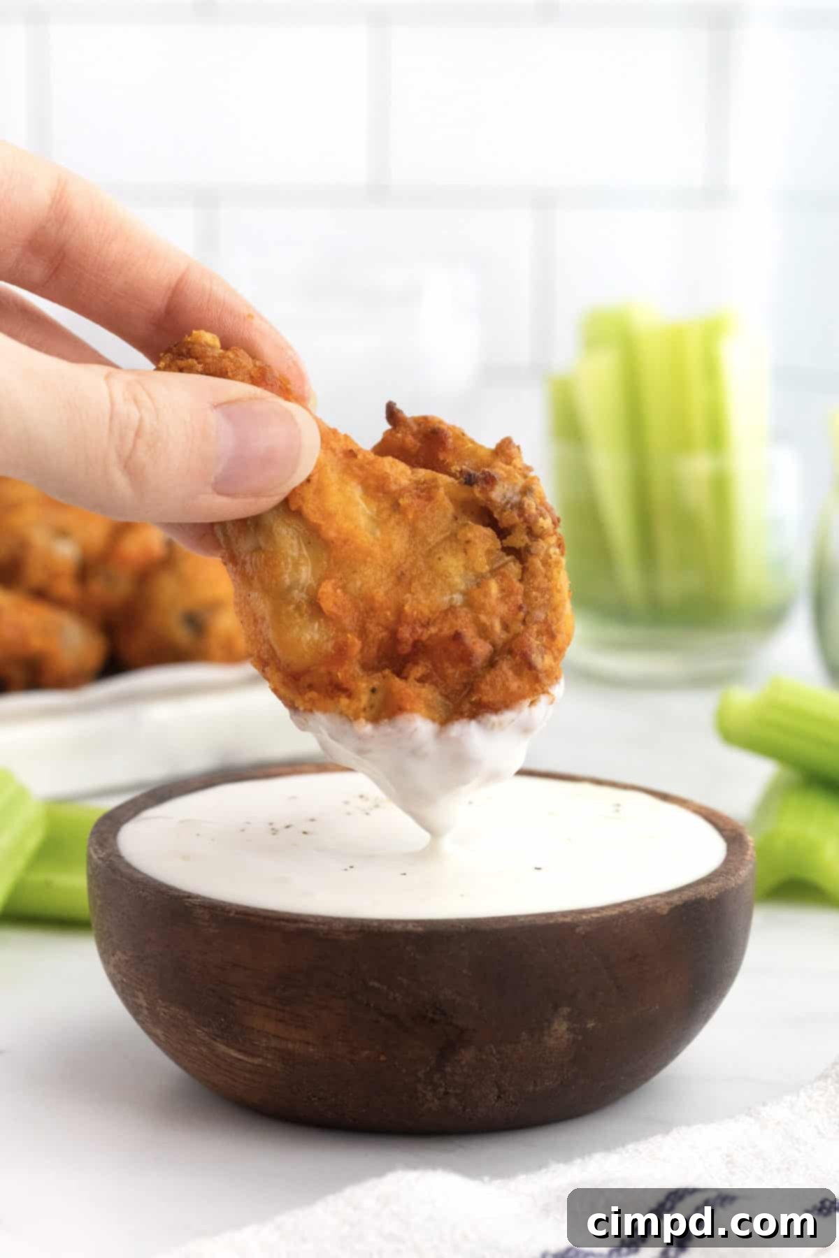 Crispy Oven-Baked Chicken Wings 7 Baked Chicken Wings by The BakerMama