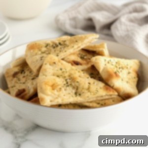Square image of Baked Pita Chips
