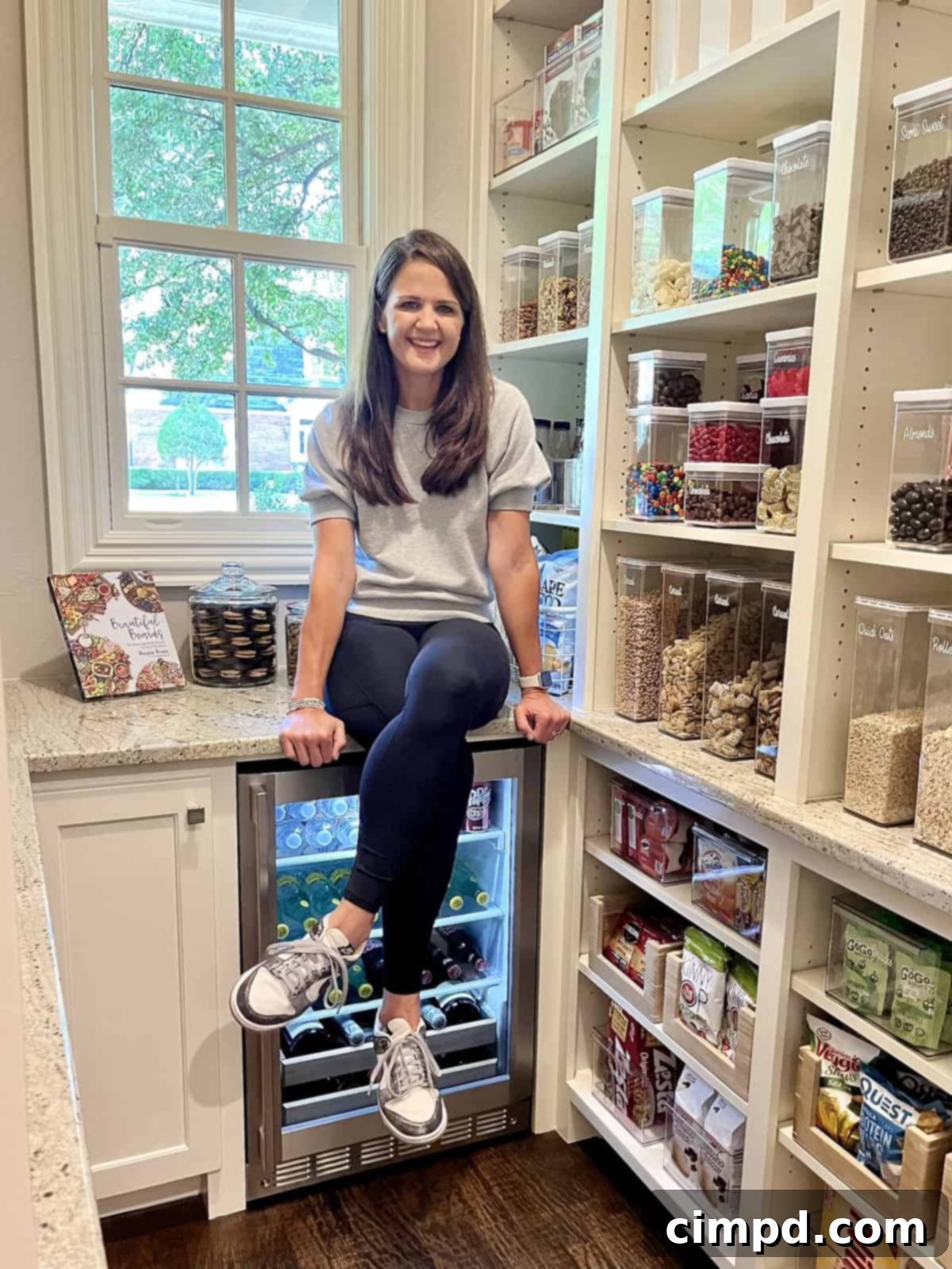 Step Inside Our Dream Pantry 14 A final inviting view of Our New Organized Pantry by The BakerMama