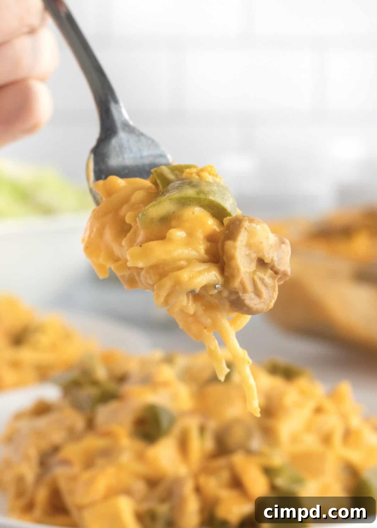 Homestyle Creamy Chicken Bake 3 Chicken Tetrazzini by The BakerMama