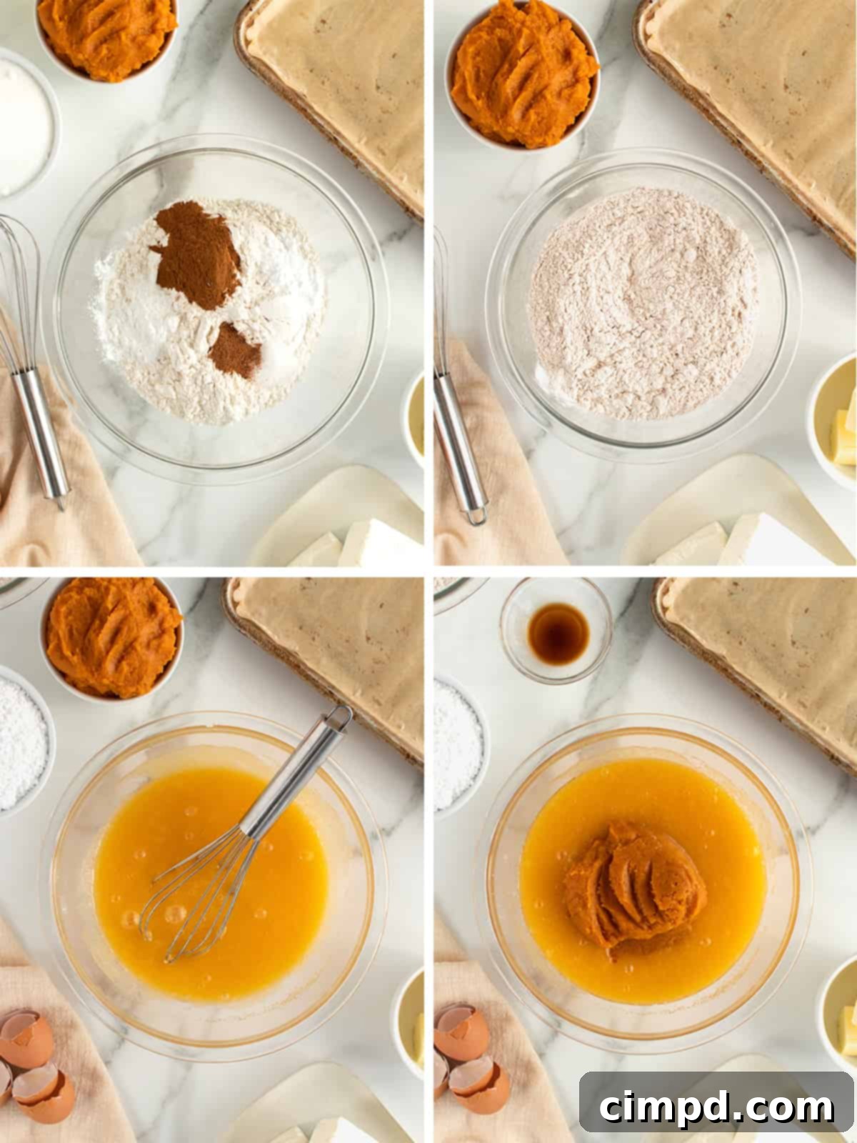 Spiced Pumpkin Slab Cake 7 How to Make Pumpkin Sheet Cake by The BakerMama