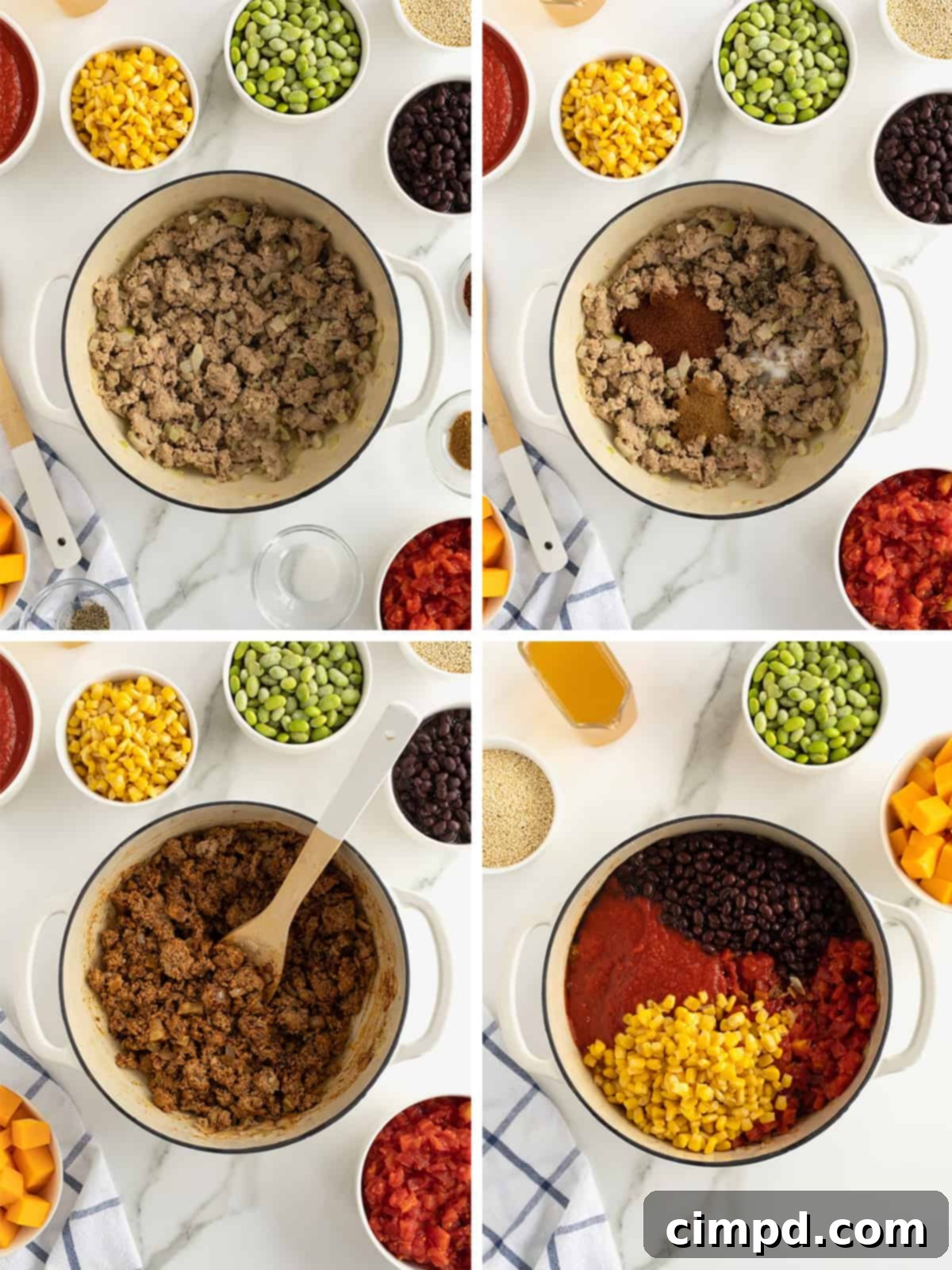 How to Make Turkey Quinoa Chili step by step