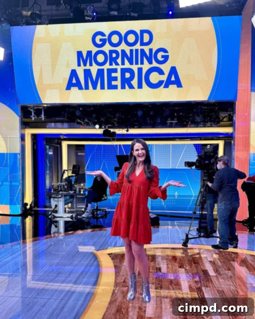 Maegan Brown appearing on Good Morning America.