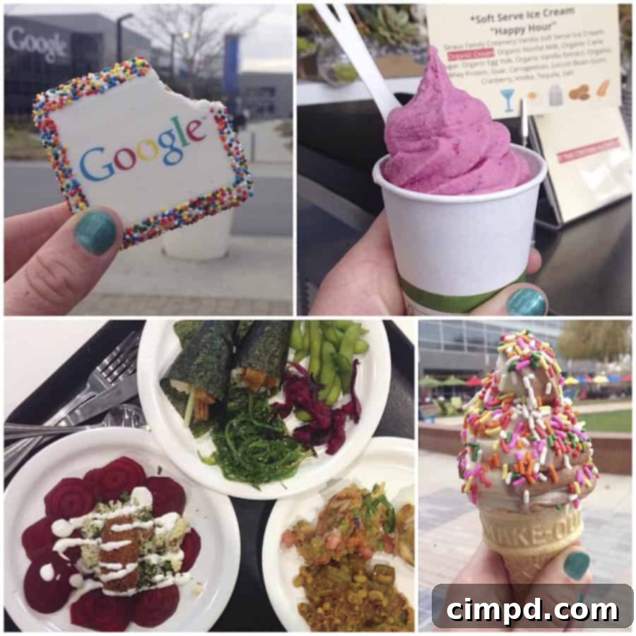 Google Headquarters Mountain View - Campus Food Options