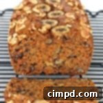 Whole Wheat Banana Nut Carrot Cake Bread