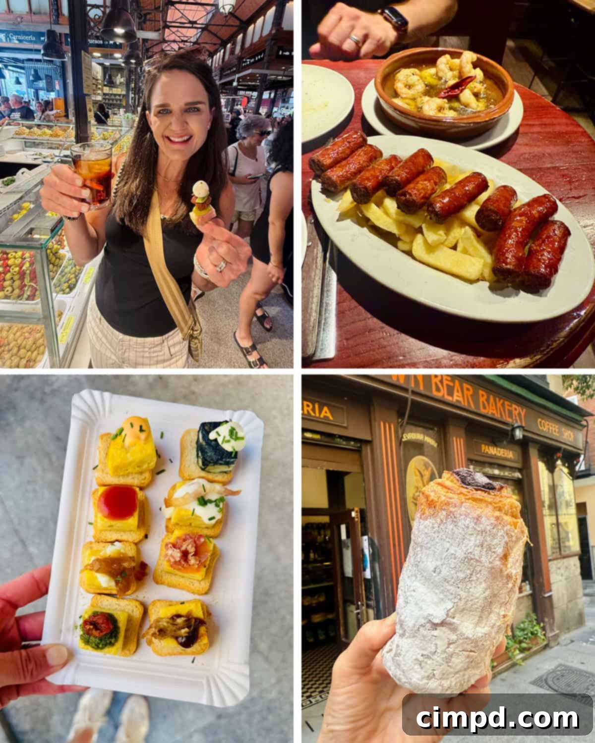 Maegan Brown exploring the vibrant streets and culinary scene of Madrid, Spain.