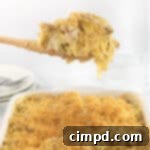 Creamy Chicken Noodle Bake 7 Chicken Noodle Casserole by The BakerMama