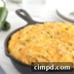 Cheesy Corn Cornbread by The BakerMama