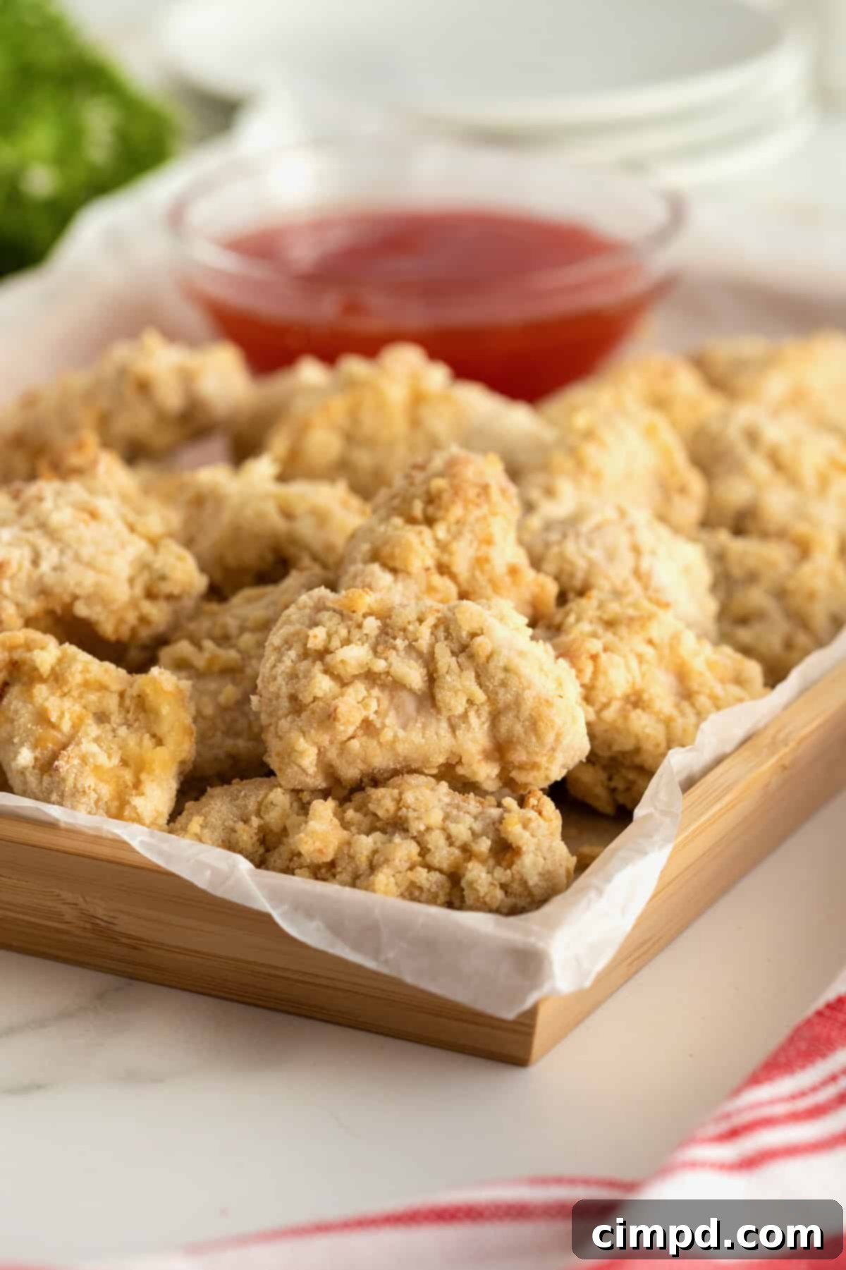 Crispy and Healthy Baked Chicken Nuggets