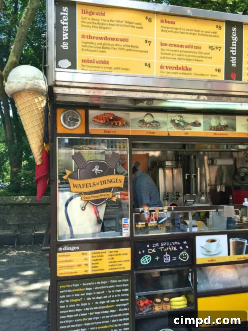 Wafels & Dinges food truck in New York City