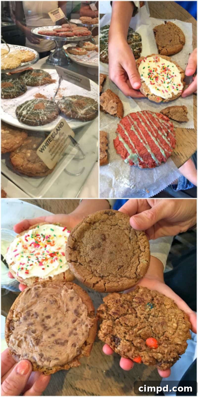 Delicious array of cookies from Schmackary's bakery