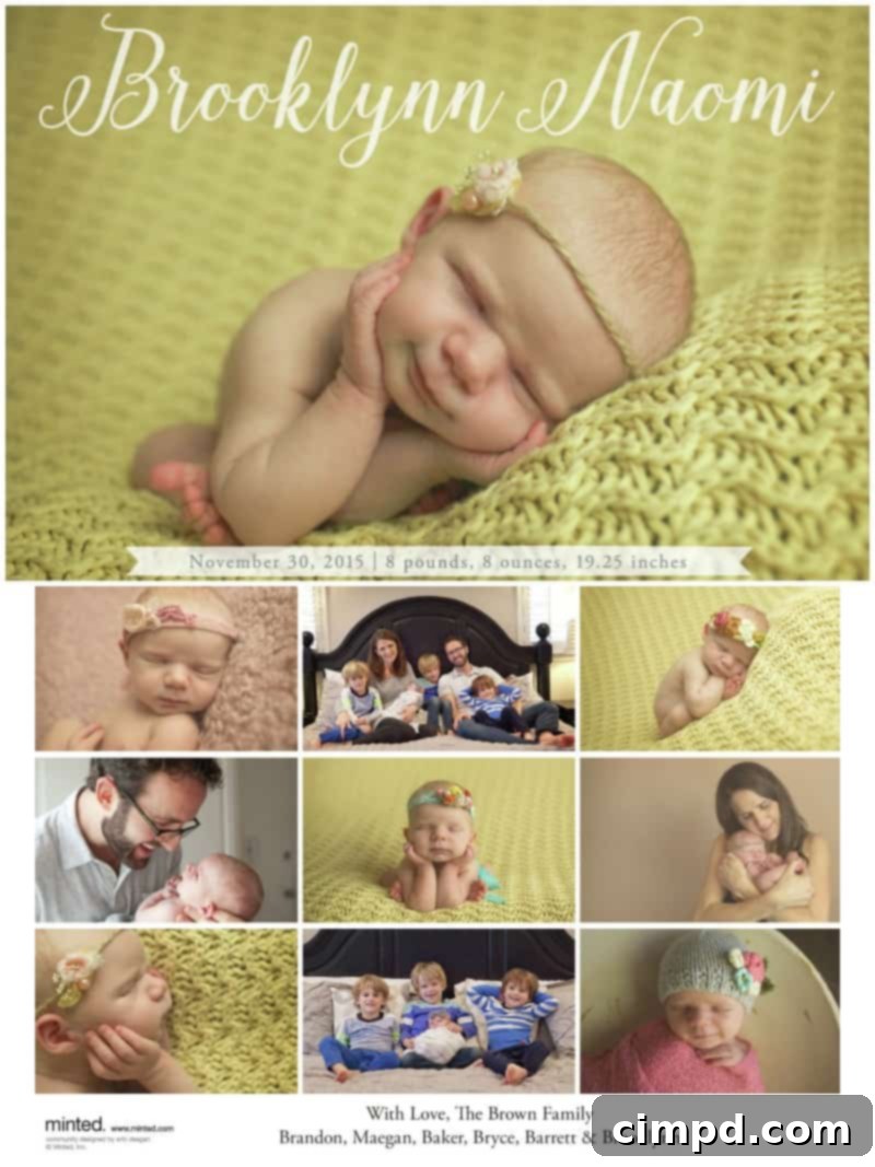 Brooklynn's Birth Announcement