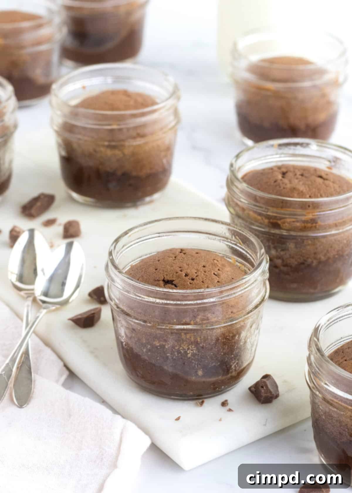 Molten Chocolate Cakes by The BakerMama