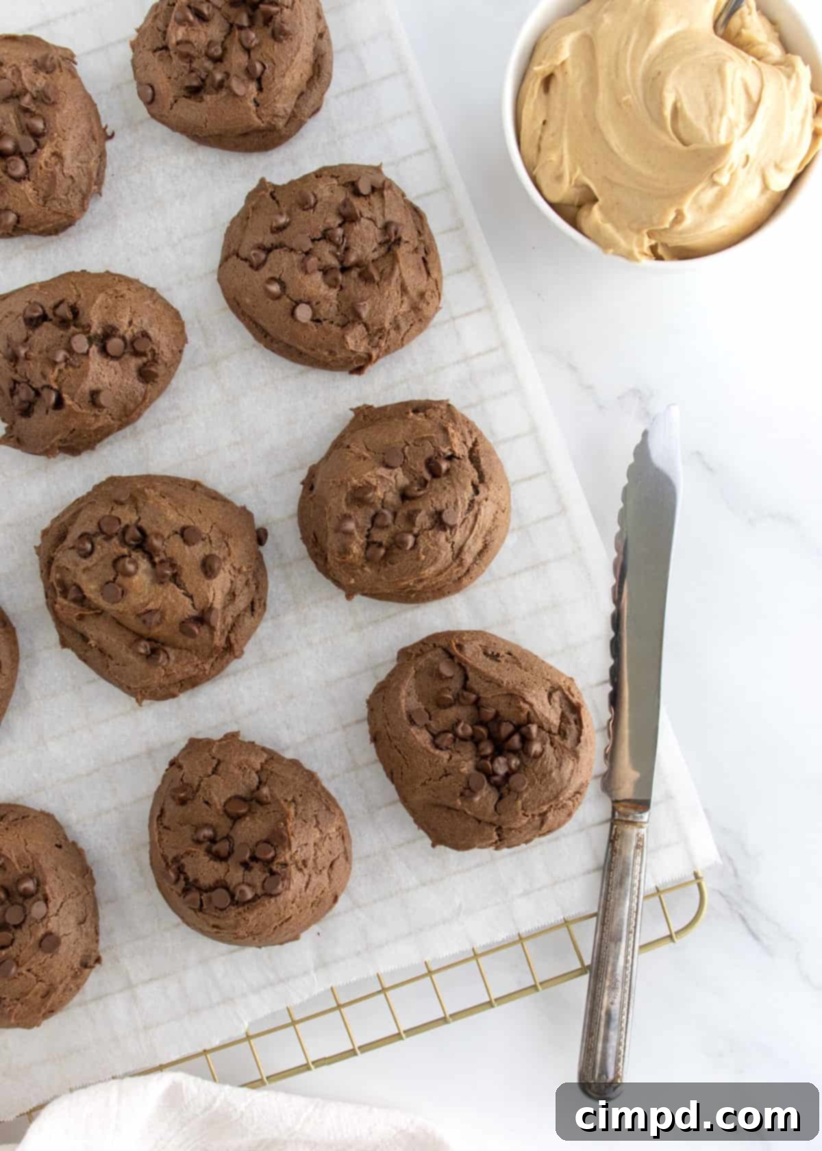 Peanut Butter Chocolate Dream Puffs 5 Freshly baked Chocolate Peanut Butter Cream Puffs