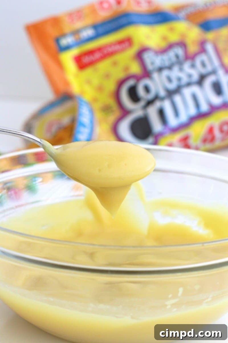 Ingredients for Berry Colossal Crunch Banana Pudding laid out
