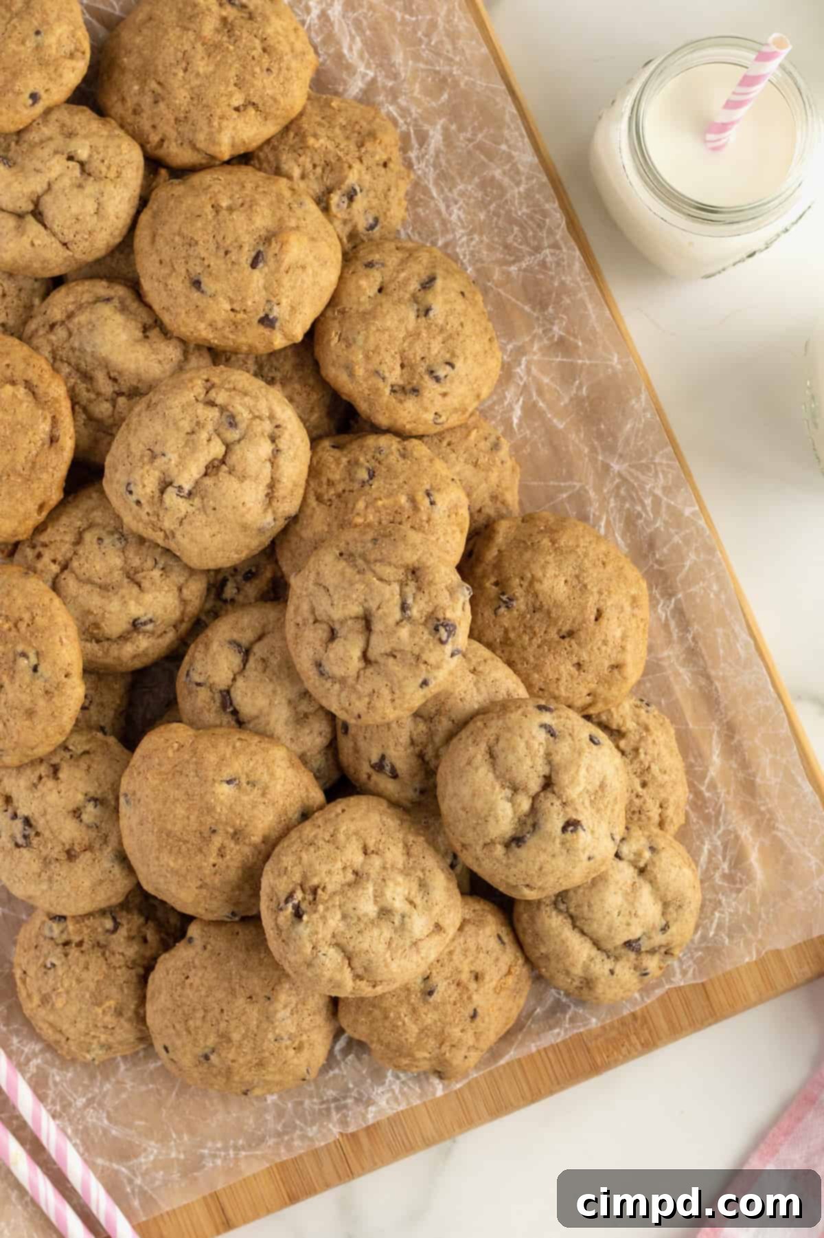 Bite-Sized Chocolate Chip Bliss 3 Healthier Mini Chocolate Chip Cookies by The BakerMama