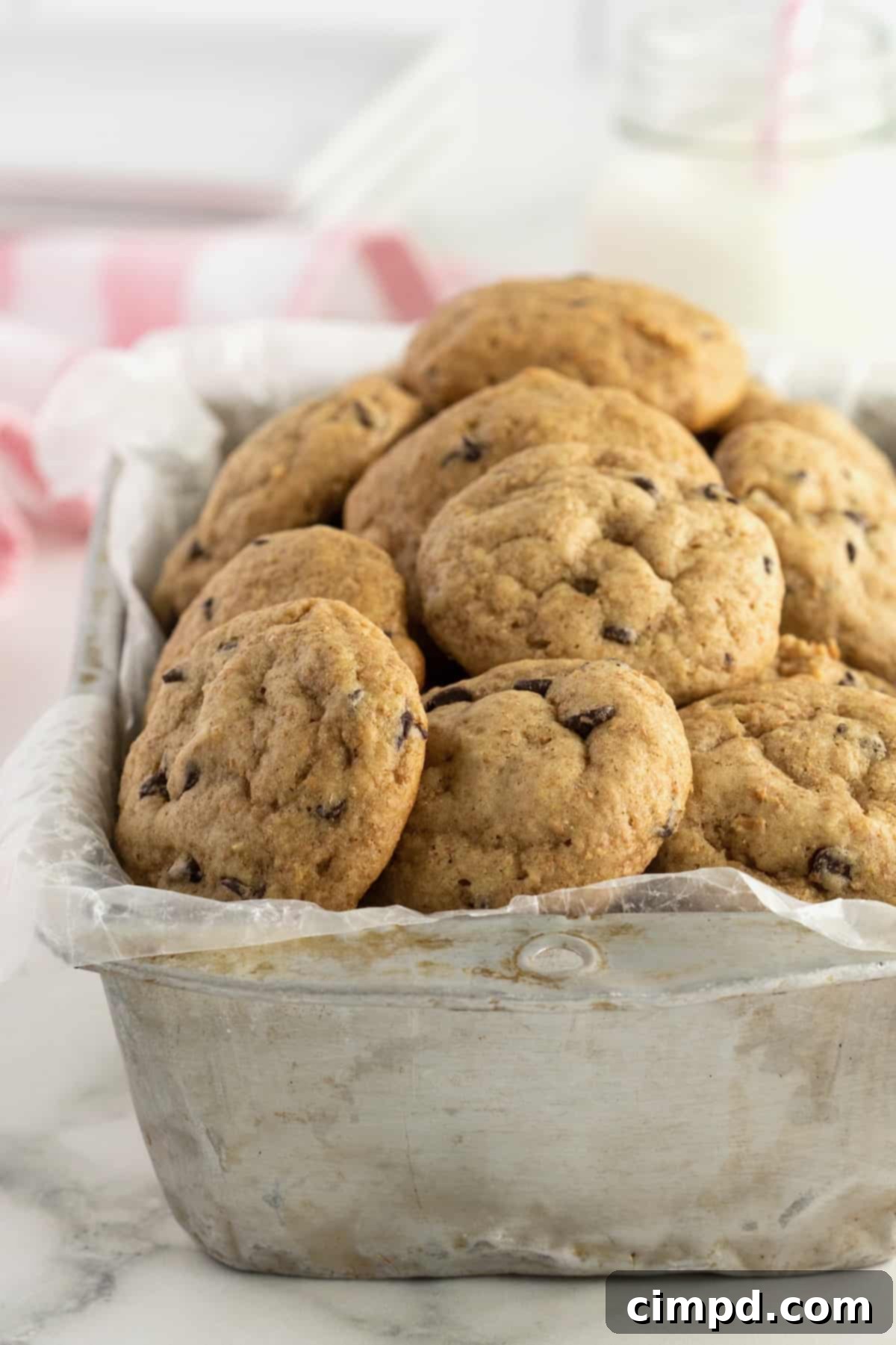 Bite-Sized Chocolate Chip Bliss 4 Healthier Mini Chocolate Chip Cookies by The BakerMama