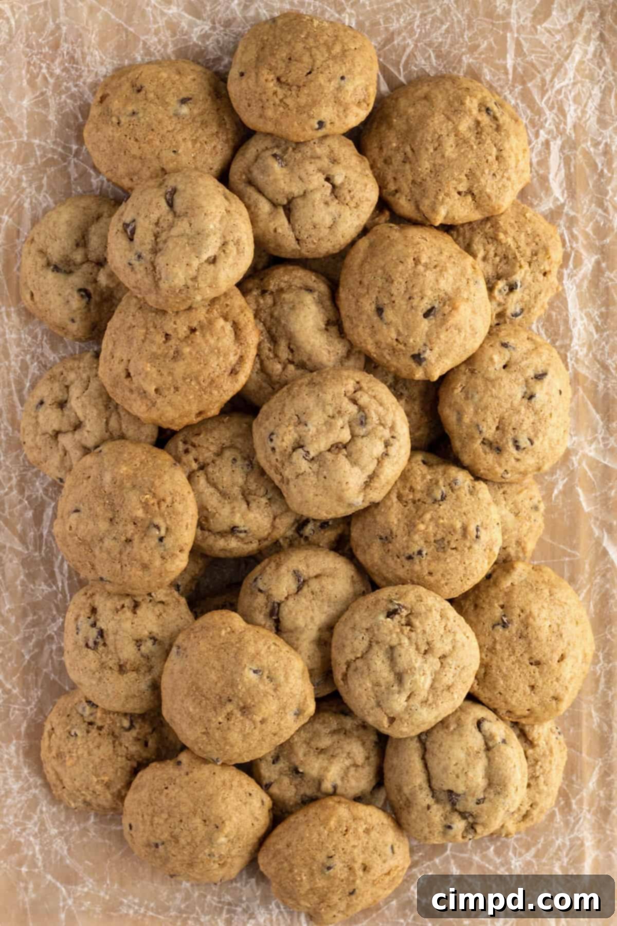 Bite-Sized Chocolate Chip Bliss 7 Healthier Mini Chocolate Chip Cookies by The BakerMama