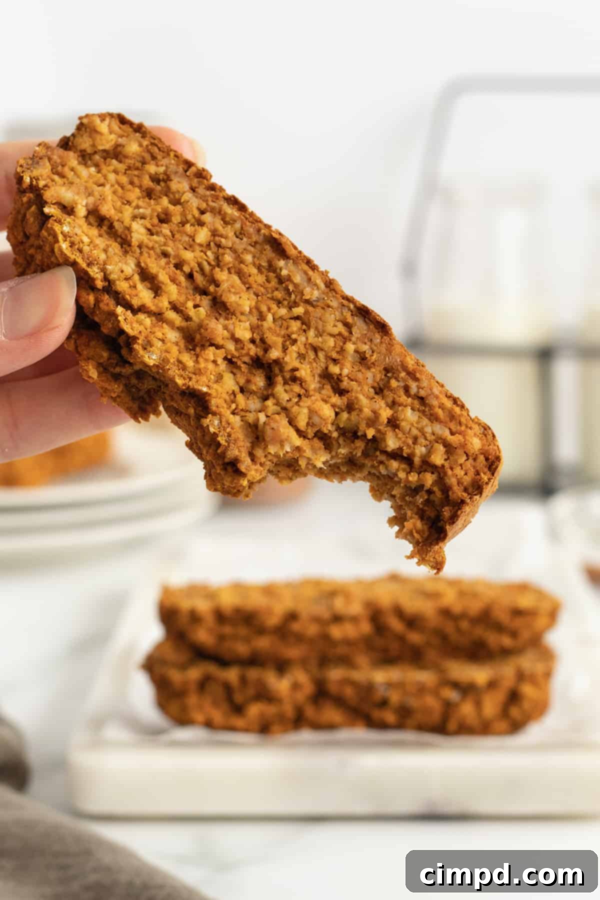 Healthy Flourless Pumpkin Bread by The BakerMama