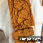 Healthy Flourless Pumpkin Bread by The BakerMama