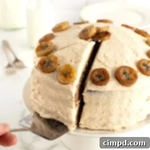 Nutty Brown Butter Banana Cake 14 Banana Cake with Brown Butter Frosting by The BakerMama