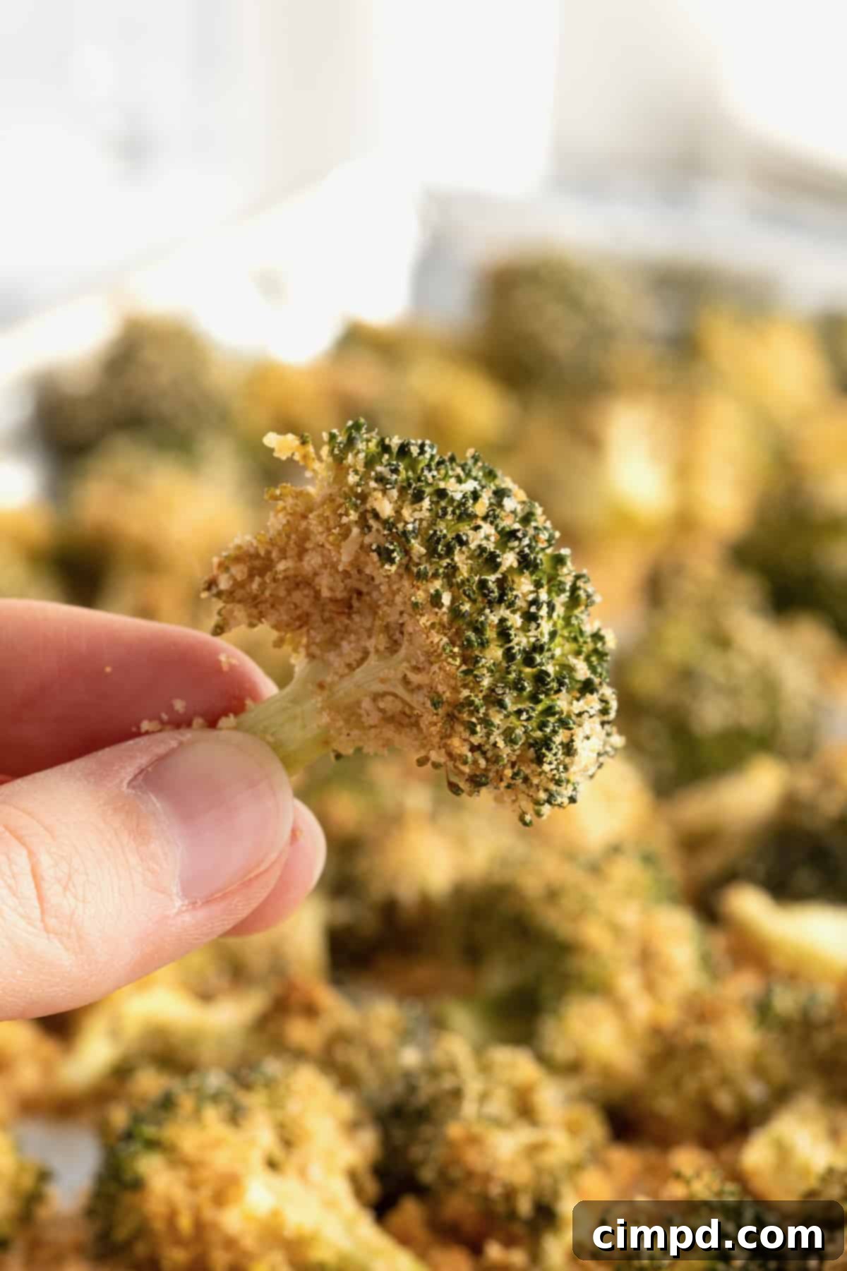 Crispy Oven Fried Broccoli, a family-favorite vegetable recipe