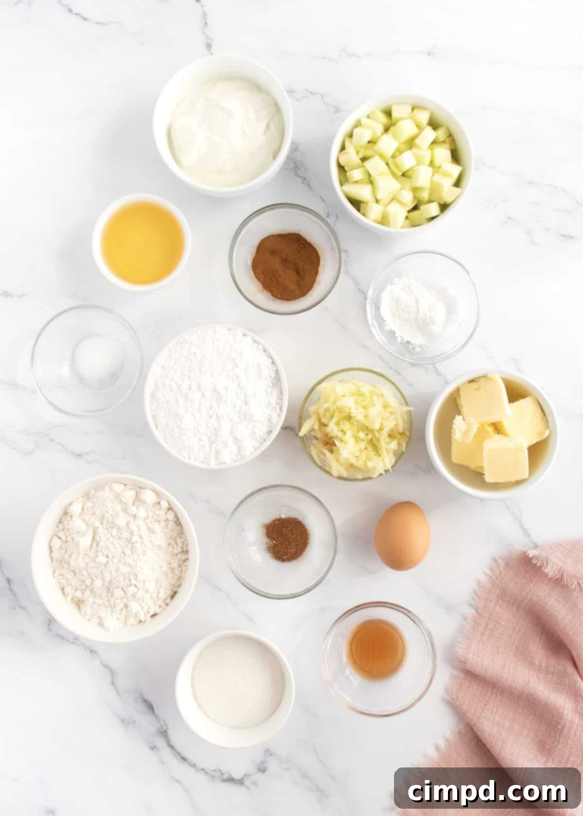 Baked Apple Fritters by The BakerMama