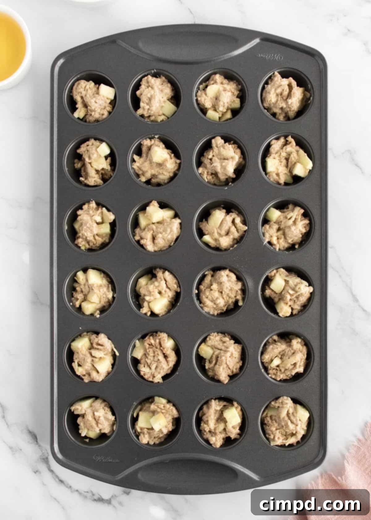 Baked Apple Fritters by The BakerMama