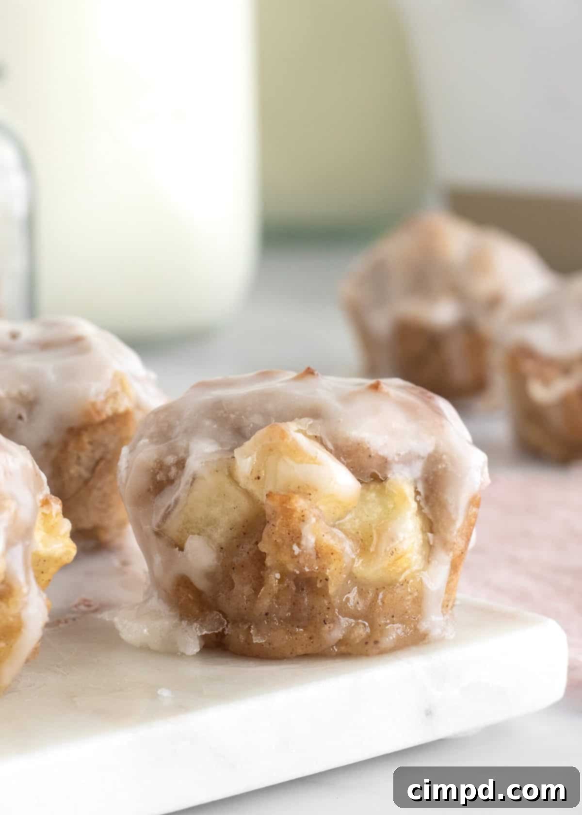 Baked Apple Fritters by The BakerMama