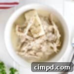 Homestyle Chicken and Dumplings by The BakerMama
