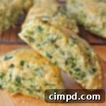Spinach Artichoke Scones